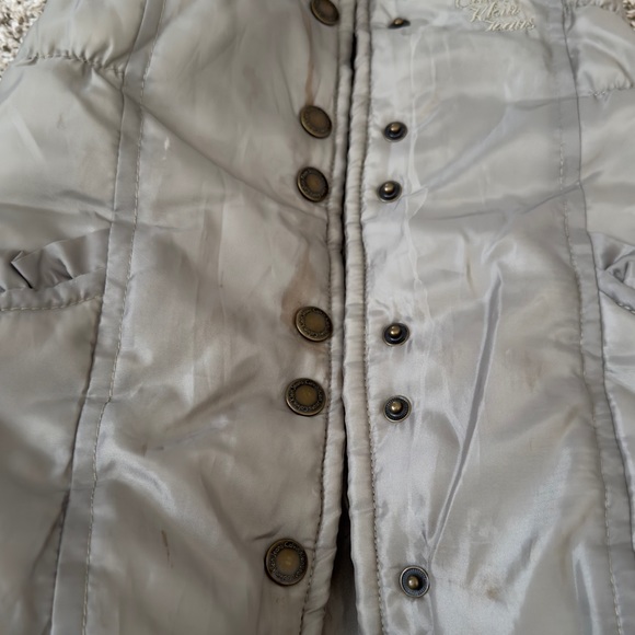 Calvin Klein Jeans toddler girl neutral olive green Puffer Vest 3T - Picture 9 of 11
